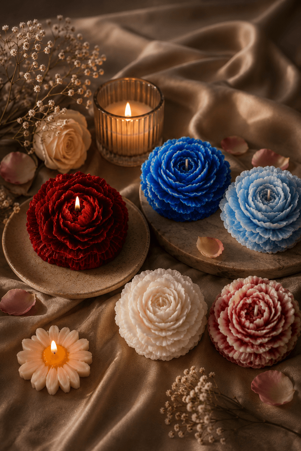 Rose Candles